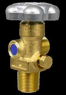 High Cylinder Valves P 2009 series Residual High Cylinder Valves for Industrial Gases Residual pressure valve, o-ring seal type for various gases including CO2 Filling connector available separately