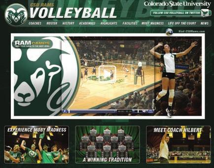 Rams on The Radio Rams volleyball can be heard not only locally, but worldwide on the Nelligan Sports Colorado State Sports Network.