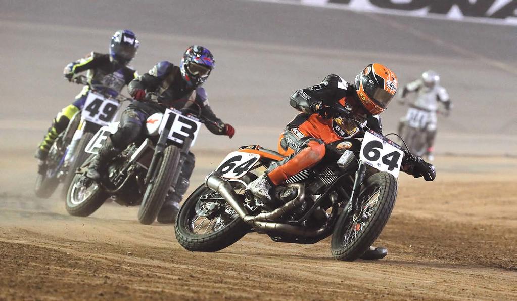 Preview 2018 AMERICAN FLAT TRACK SEASON PREVIEW P84 The objective is to win, but also be consistent. For me, that s the key. Brad Baker place.