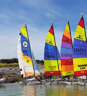 HOBIE CAT 15 TWIXXY (from 13 years old)...175 Quickly improve. HOBIE CAT 16 TATOO (from 15 years old)...185 Perfect oneself on a fast boat.