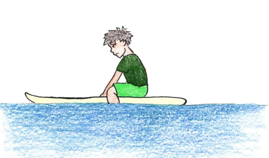 Why can t I paddle forward? I asked him, feeling defeated. Well, what are you thinking about? asked my Uncle. Paddling forward and getting closer to the waves!