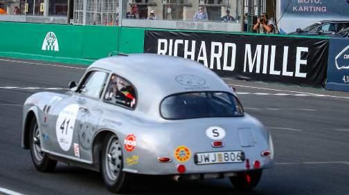 After 65 years, Borgward celebrates triumph in the Le Mans When the chequered flag was waved at the end of Le Mans Classic, the members of the FUCHS PETROBLUB Racing team embraced one another in