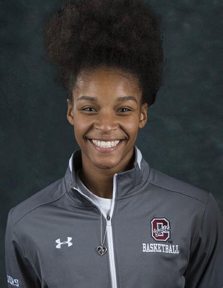 GAME 14 COLGATE at HOLY CROSS PAGE 7 Sophomore Forward 5-10 0 Mylah CHANDLER Albany, N.Y. Albany Undeclared CAREER STATS GP-GS FG-FGA FG% 3FG-3FGA 3FG% FT-FTA FT% OFF DEF TOT AVG PF A TO BLK ST PTS AVG 2015-16 30-2 37-89 41.