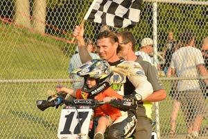 ROUND 14 / AUGUST 18, 2018 PEORIA RACE PARK / PEORIA, ILLINOIS FLAT TRACK 2018 AMERICAN FLAT TRACK CHAMPIONSHIP P72 iii My Own Race: 17 HENRY WILES 1ST PLACE AFT TWINS I was able to get into second