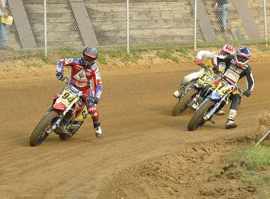 ROUND 14 / AUGUST 18, 2018 PEORIA RACE PARK / PEORIA, ILLINOIS FLAT TRACK 2018 AMERICAN FLAT TRACK CHAMPIONSHIP Briefly... P78 points left in play.