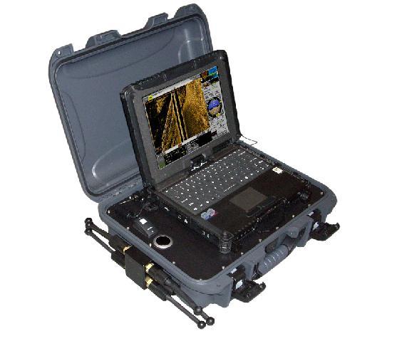 SeaSAR Topside Controller and Divelog for Surface Operations The SeaSAR topside controller includes a rugged laptop computer with a built-in GPS, which attaches wirelessly to the components on the