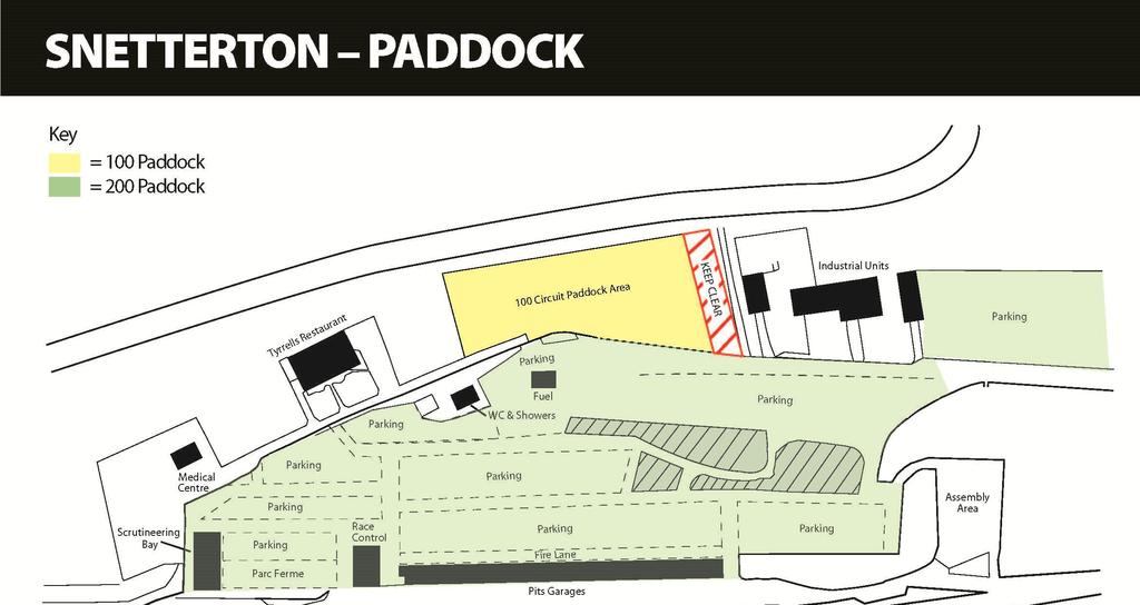 20 Paddock Plan 1 2 5 4 Parking for Garages 3 Paddock Office