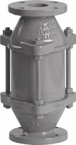 Flame Arresters Models 76 & 762 Digester Cover Equipment FEATURES Sizes 2 (0 mm) through 2 (00 mm), horizontal or vertical Available in aluminum (type 6-T6), 6 stainless steel, and other materials