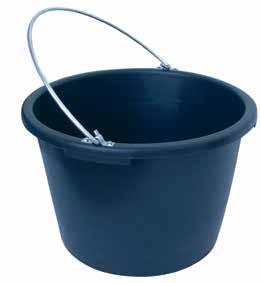 4 lbs BUCKETS Made of impact resistant plastic. Resists temperatures down to -5.