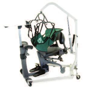 By strategically placing the pivot points of the stander to mimic the body s natural