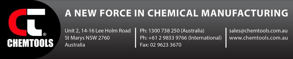ISSUED JUNE, 2015 (VALID 5 YEARS FROM DATE OF ISSUE) Chemtools CT-PCBW Section 1 - Identification of The Material and Supplier Chemtools Pty Ltd Unit 2/14-16 Lee Holm Road Fax: 02 9623 3670 St Marys