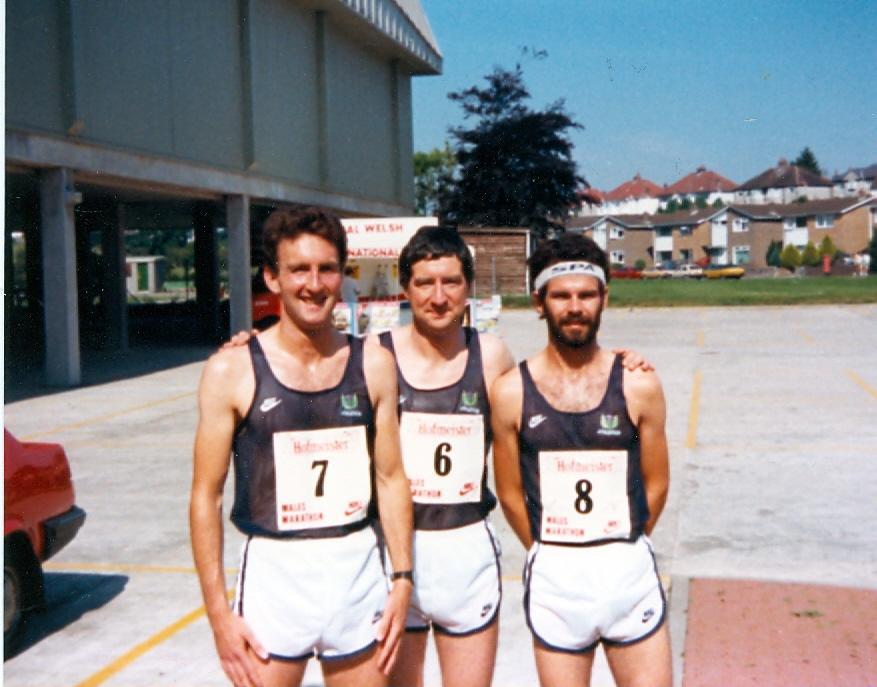 International Marathon Bridgend Wales July 1987 ran in 85 degrees heat