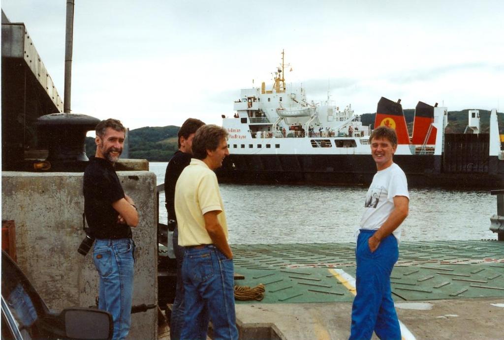 Ferry at Kennacraig to Islay Aug 1990, A.