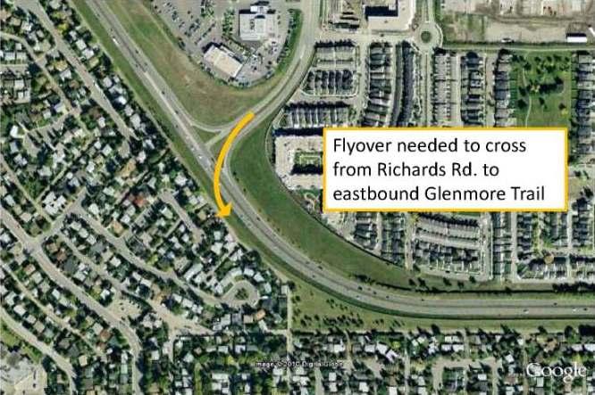 Figure 3: Alternate Routing to Glenmore Trail via Richard Road Transit priority measures Transit Priority Criteria Transit priority measures can be described as infrastructure that enables faster and