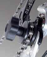 quickly in order to avoid sprocket replacement b/ +0,10 per link : chain and sprockets to be replaced at once, chainrings may be worn - stainless