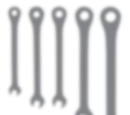 DV-55500-17 - 17mm combination wrench DV-57100 Set of 5 rachet combination wrenches - 8 / 9 / 10