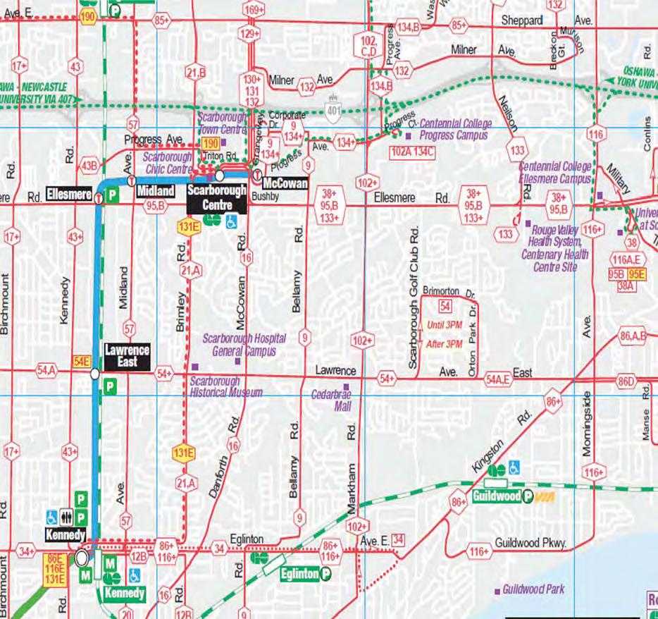 IBI GROUP FINAL REPORT Toronto Transit Commission (TTC) IBI GROUP FINAL REPORT Toronto Transit Commission (TTC) buses operate along Eglinton Avenue East and Kingston Road between Kennedy Subway