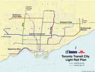 THE PROPOSED PROJECT TORONTO TRANSIT COMMISSION TTC SCARBOROUGH MALVERN LRT HIGHWAY 401 & MORNINGSIDE AVENUE TRAFFIC IMPACT STUDY The TTC Scarborough Malvern LRT is one of seven light rail lines