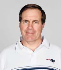 MEET THE HEAD COACHES BELICHICK LEADS THE PATRIOTS NFL Head Coach: 16th Season Overall NFL Experience: 35th Season Coaching Experience: 35th Season Overall NFL Record: 153-90 (.