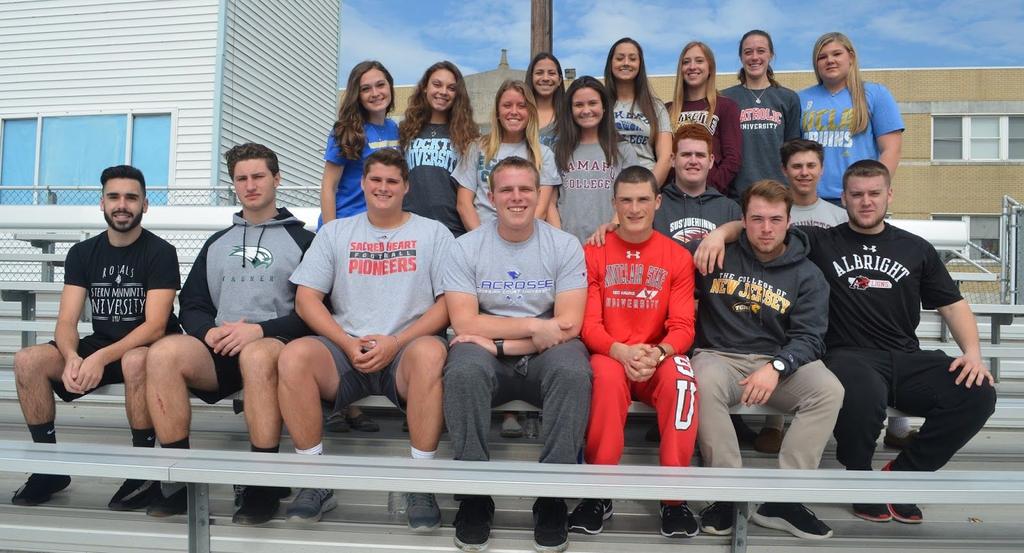 Sports Good luck to these seniors who are continuing their athletic career in college.
