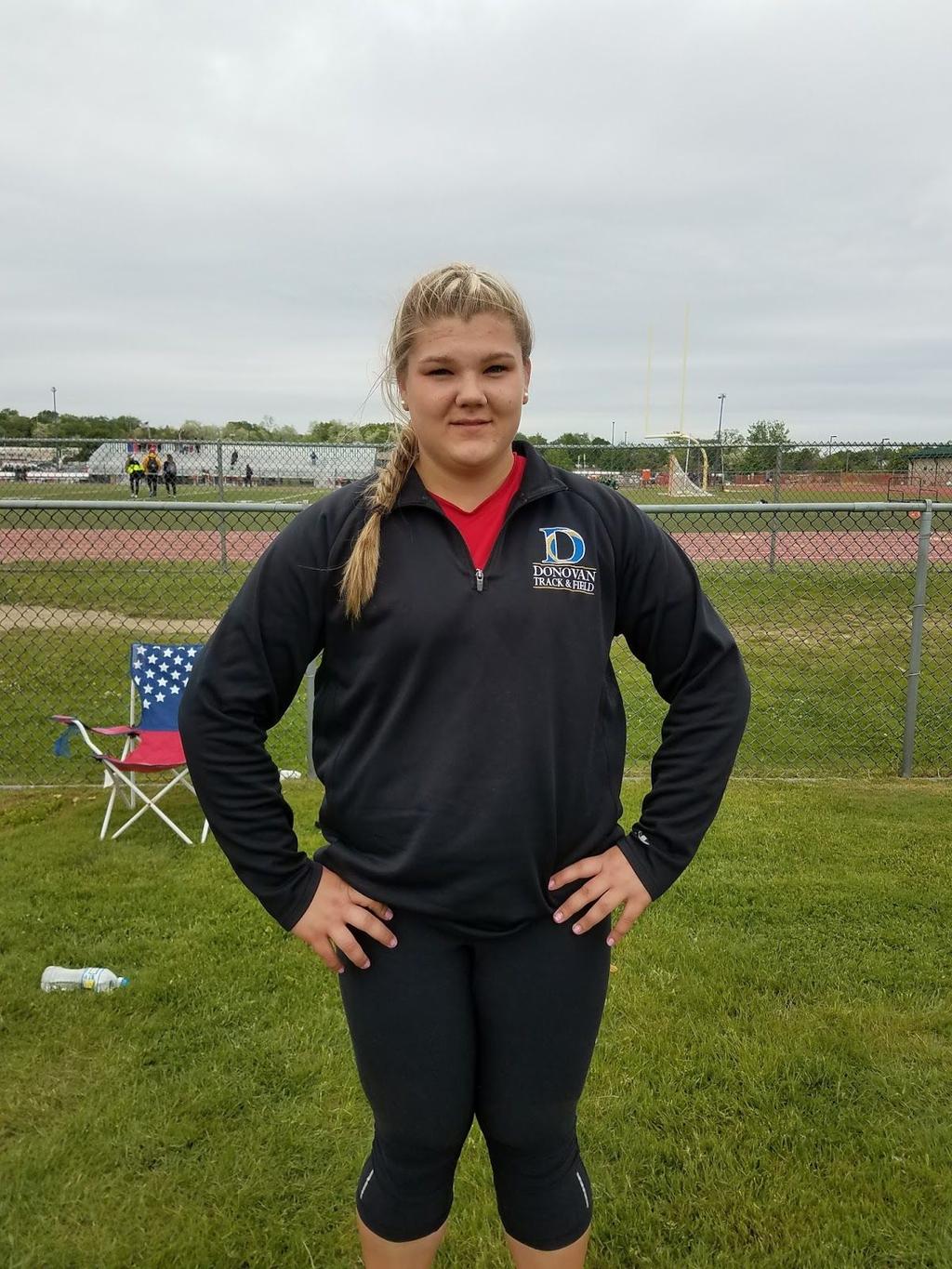 Alyssa also broke the Shore Conference Championship record in both events. Katherine Ullmann continued her stellar senior season with a second place finish in the high jump.