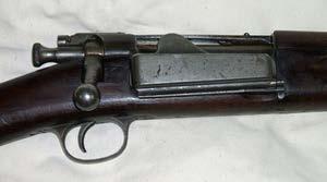 45-70 Springfield Rifle introduced in 1873, known as the Trapdoor from its hingedbreech mechanism. Chambered in.