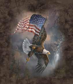 Flag-Bearing Eagle Available on: Adult