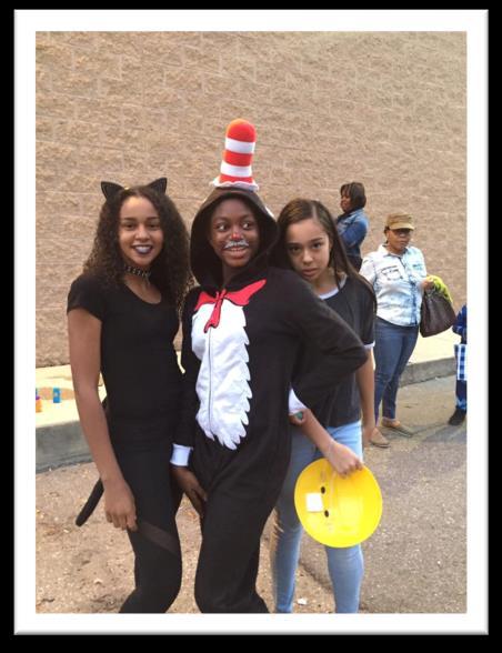 Carline and little miss Celine went ALL OUT for the Trunk or Treat!