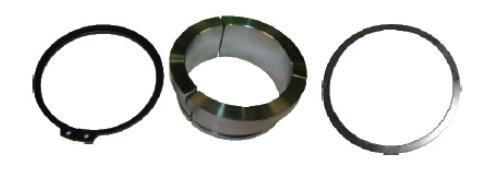 Retainer Rings and Retainer Segments are used for assembly of a wing nut with a male end of hammer