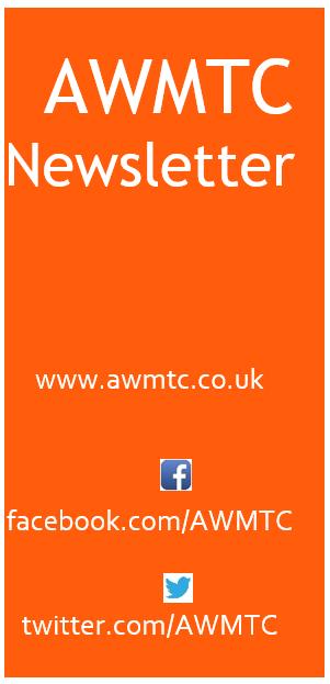 AWMTC NEWSLETTER 2016 Issue 4 6 SOCIAL DATES FOR YOUR DIARY: Saturday 17 th September Annual AWMTC Car Treasure Hunt and BBQ Car Treasure Hunt starts at 3pm from Wilmslow Royal British Legion Club,