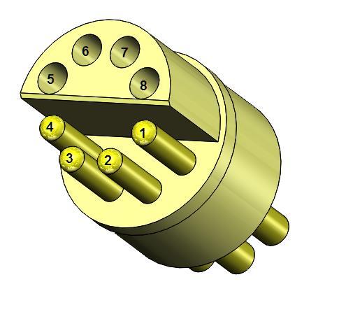 factory connectorization of all sensors for a long-term robust and waterproof connection UW to Flying Lead Cable Lid receptacle connector