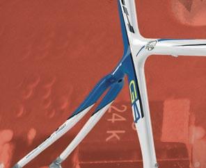 The new G4 frame makes use of the most advanced technology available in the cycling world to obtain what is possibly the lightest mass-produced frame available.