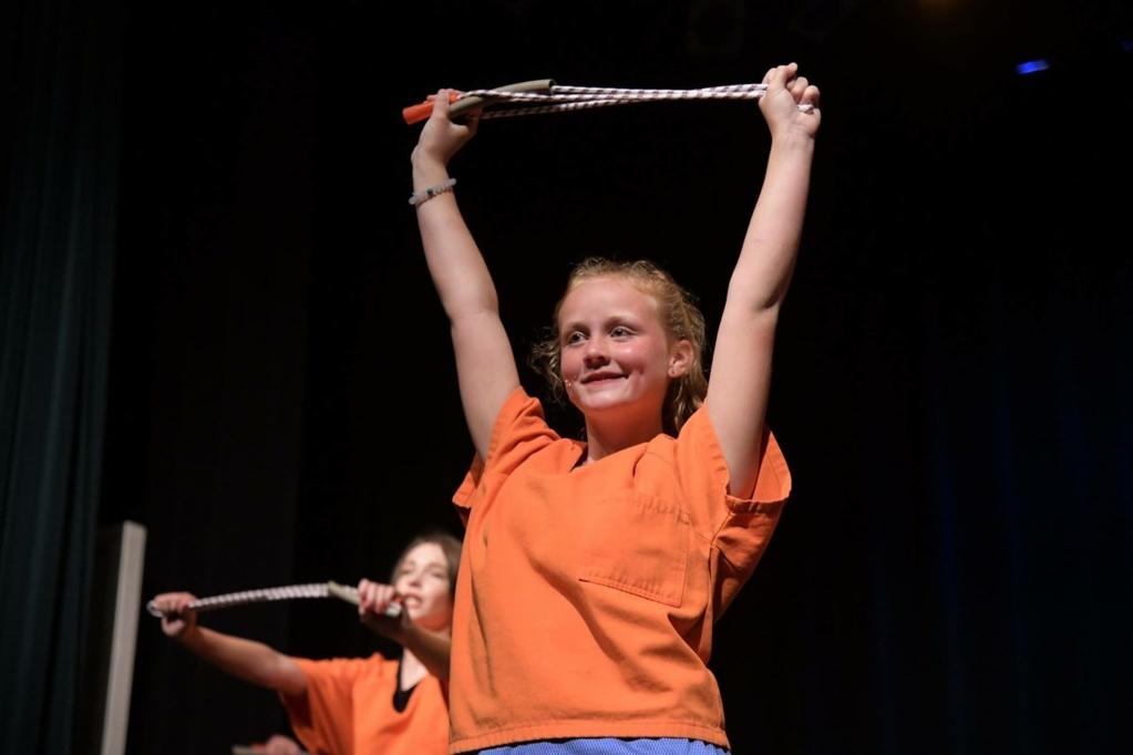 Page 5 Student Highlights Kaelie starred in her first major theater role, in the Broadway Musical "Legally Blonde Jr.". This was very challenging and like nothing she had ever done.