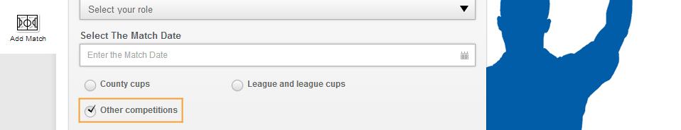 Creating a Friendly Match To create a Friendly fixture, you will need to select Other competitions when you select
