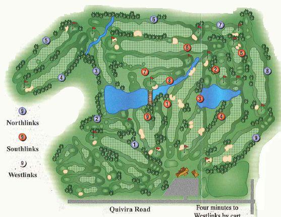 (South, North and West), along with a challenging 9-hole, Par 3 course.