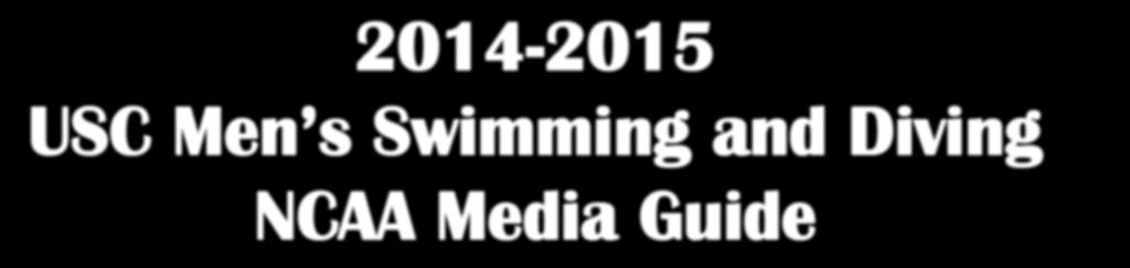 2014-2015 USC Men s Swimming