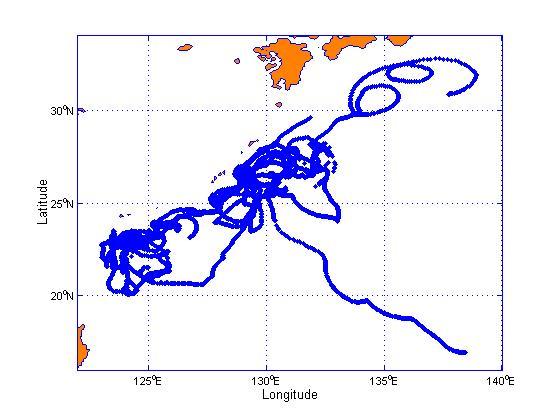 Glider Data Set Western Pacific Kyushu Okinawa 10,623 profiles from 2008-2014 Primarily east of