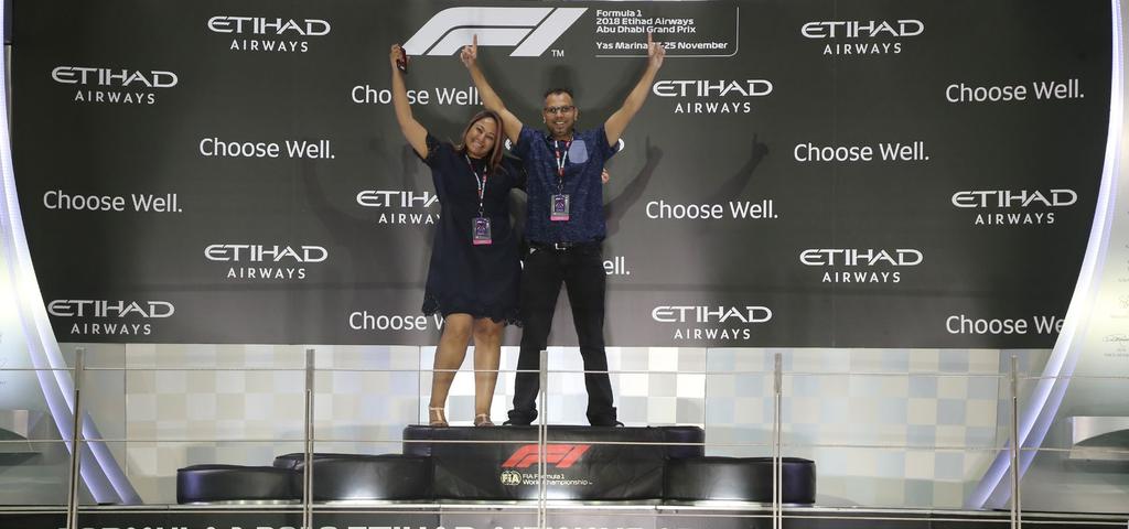 PHOTO OPPORTUNITY Taken by an F1 Experiences team