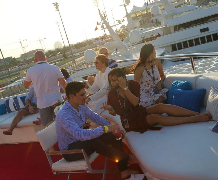 TRACKSIDE YACHT Become one of the elite aboard F1 Experiences private yacht for a weekend full of premium hospitality.