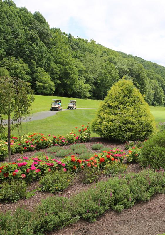 Golfers will enjoy the unique challenge of five par 5s and six par 3s while being treated to the relaxing and therapeutic nature of our beautiful mountain resort.
