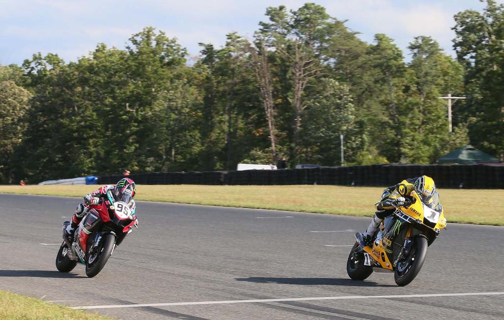 FINAL ROUND/SEPTEMBER 11-13, 2015 NEW JERSEY MOTORSPORTS PARK/MILLVILLE, NEW JERSEY SUPERBIKE/SUPERSTOCK 1000 MOTOAMERICA AMA/FIM NORTH AMERICAN ROAD RACING CHAMPIONSHIP Roger Hayden (95) was once