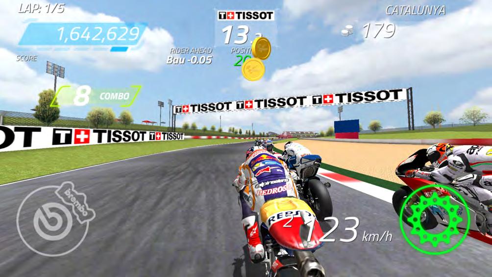 Tissot Timing Sponsor Tissot provided the three winners of the MotoGP Fan World Championship with a limited edition collectors watch and 12 winners of the monthly Tissot Watch tournament with a