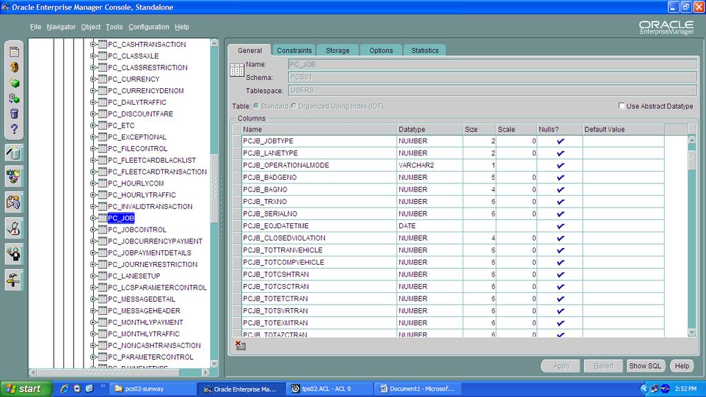 PROSES DATA AKSES Format Oracle