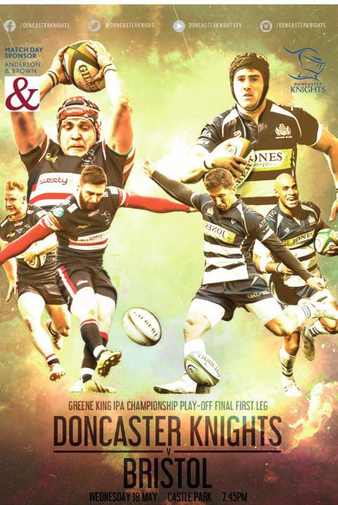 ADVERTISING 2016-2017 MATCH DAY PROGRAMME Showcase your company s branding to home and visiting fans at every home game by advertising in the Doncaster Knights Match Day Programme.