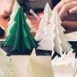 9 Origami Christmas craft for children Make easy and fun handcrafted Christmas decorations. Suitable for ages 6-10 years. Bookings are essential.
