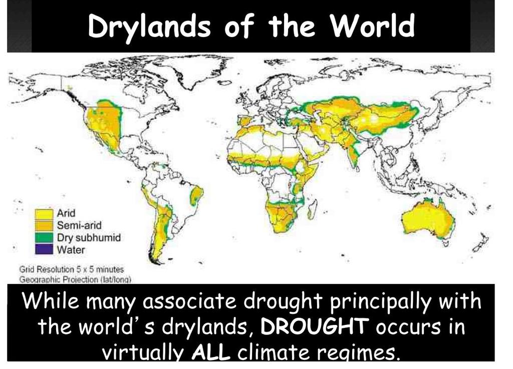 What is drought?