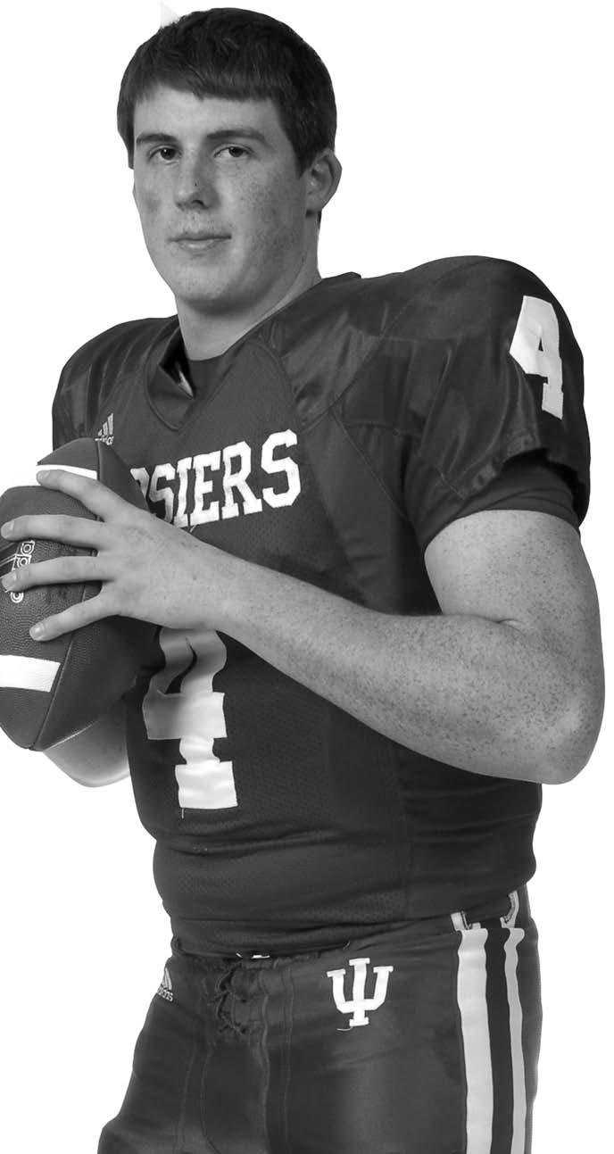 INDIANA 4 Prep: Quarterback at Bloomington South High School under head coach Drew Wood and accounted for 2,359 yards and 27 touchdowns during his senior season to earn Associated Press, Indiana High