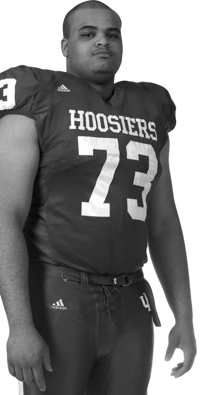INDIANA JAMES BREWER 73 OFFENSIVE LINE 6-8 325 FRESHMAN-R INDIANAPOLIS, IND. (ARLINGTON) 2006: Redshirted the 2006 season. Prep: Offensive guard under head coach Rob Patchett at Arlington High School.