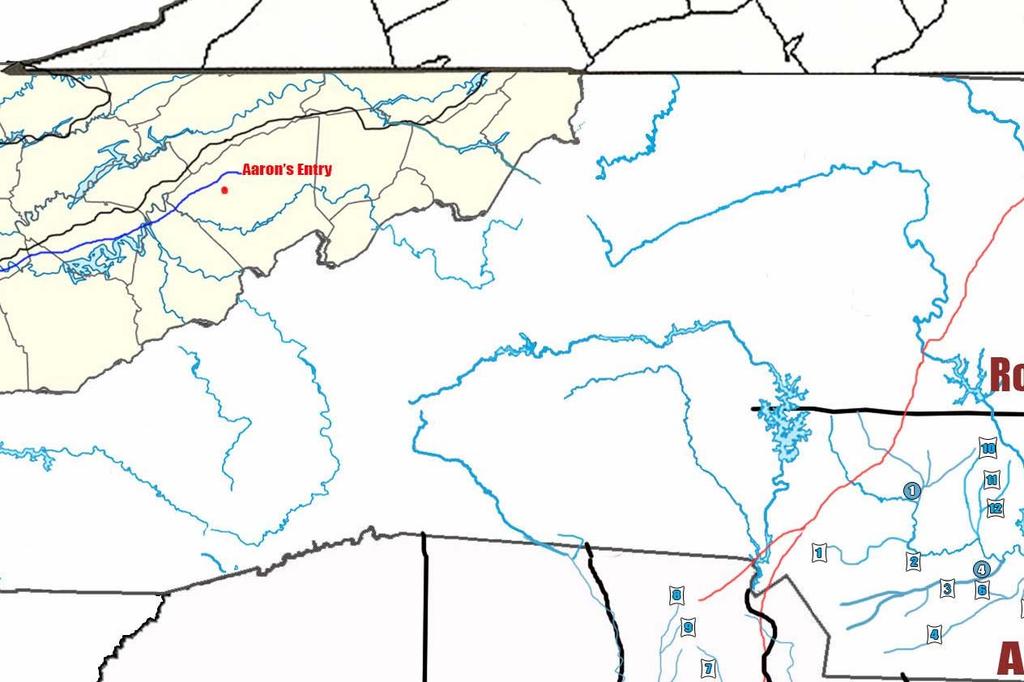 Joseph stated that his father settled on the Watauga (River)-----allured in the first place by the prospect of game Both Henry Clark and Aaron Burleson have relocated across the Blue Ridge in the