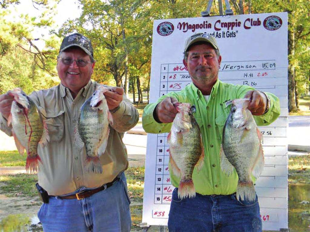 Bernard Williams and Don Terry caught and threw back dozens of 2 lb slabs on TDay. They weighed 14.